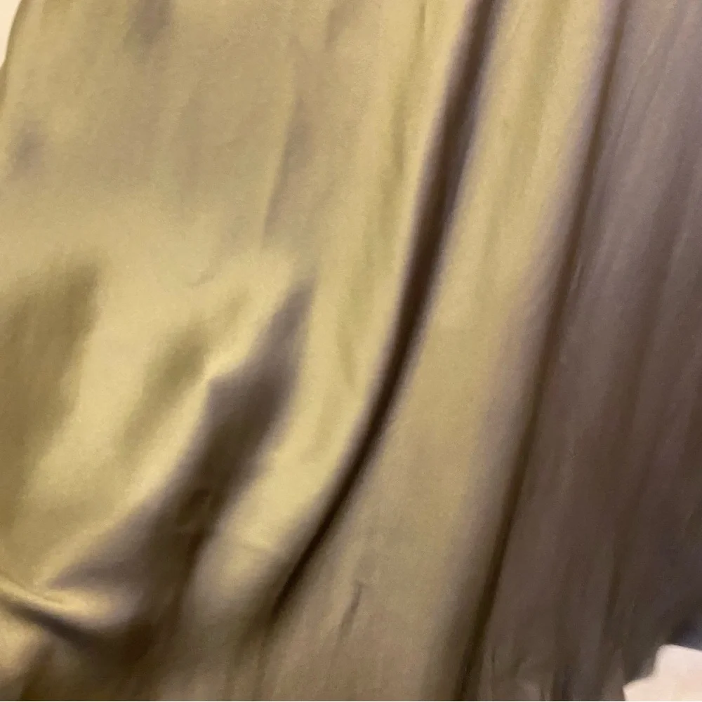 NWT Womens Quince 100% Washable Silk Maxi Tulip Skirt Gray Sz Small and XL - Picture 5 of 15